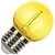 Bailey 5x Kulglödlampa Gul | LED Filament 0.6W | Stor passform E27 Plast