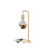 Calex | U-Line Bordslampa | Guld | E27-sockel | Med på/av-knapp | Max. 1x60W | H53cm | 150cm kabel