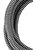 Bailey textilkabel 2-ledad svart/vit 3m