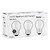 Bailey | 3x LED-bollampa | Stor sockel E27 | 2W