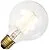 Kolfilamentlampa Globe | Stor sockel E27 Dimbar | 60W 125mm