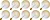 Lighto | LED-filament toppspegellampa | Stor sockel E27 | Globlampa | Guld | 125mm | 4W | 10 st