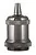 Bailey retro montering alu E27 svart