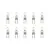 Halogenlampa | GY6.35 | Plug-in-lampa | Klar | 11mm | 50W | 12V