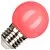 Bailey | LED-glödlampa | Stor sockel E27 | Bollglödlampa | Rosa | 45mm | 1W
